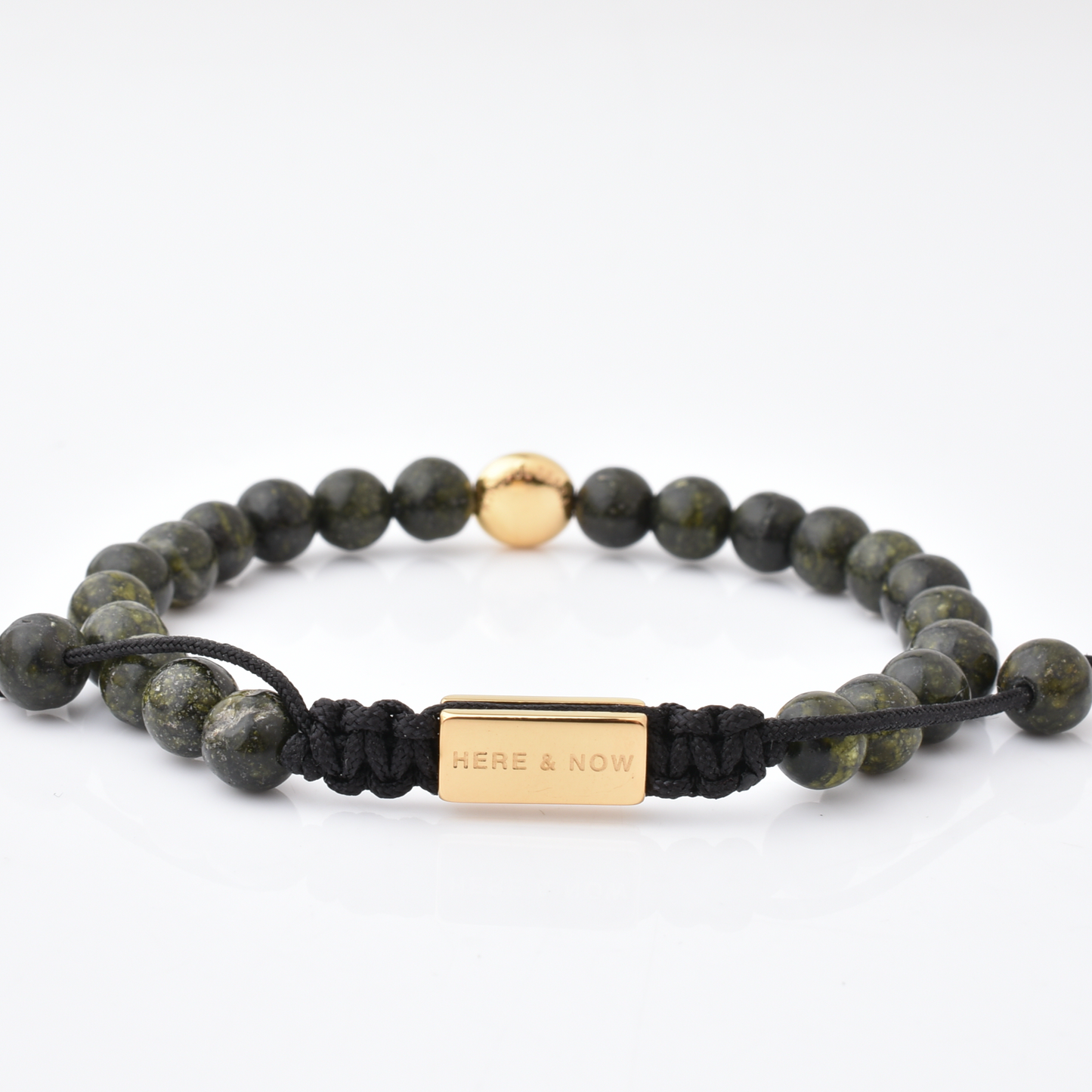 Gratitude Reminder Bracelet, Gratitude Symbol Beaded Bracelet - Green Alexandrite Gemstone | Prosperity | Growth, Mindful Living Jewelry Bracelet