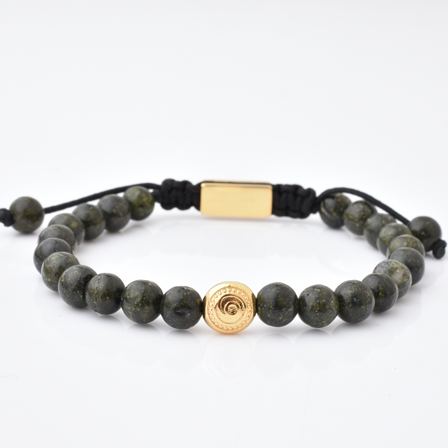 Gratitude Reminder Bracelet, Gratitude Symbol Beaded Bracelet - Green Alexandrite Gemstone | Prosperity | Growth, Mindful Living Jewelry Bracelet