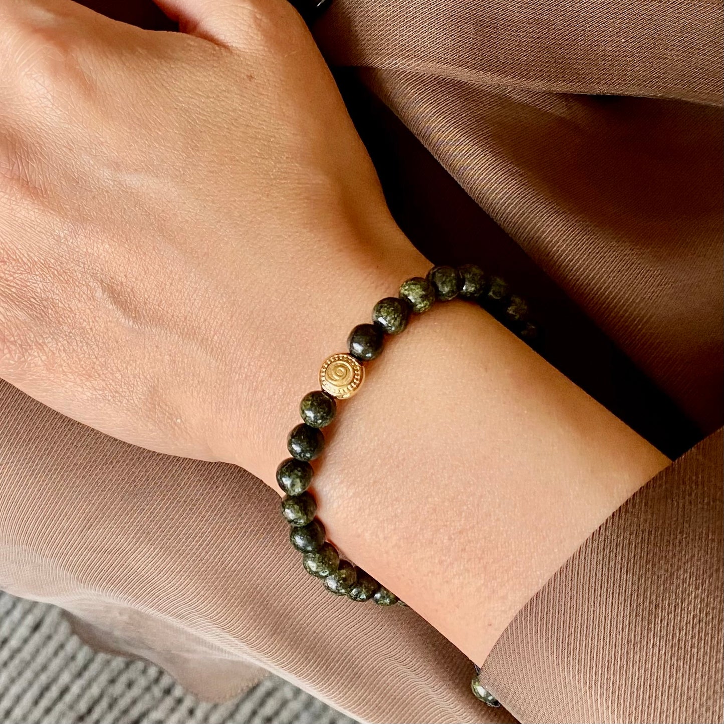 Gratitude Bead Bracelet Gold