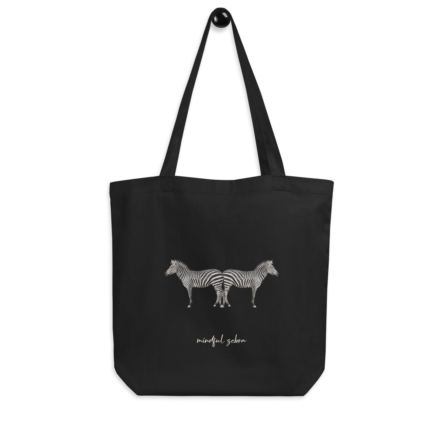 Zebra Organic Cotton Tote Bag